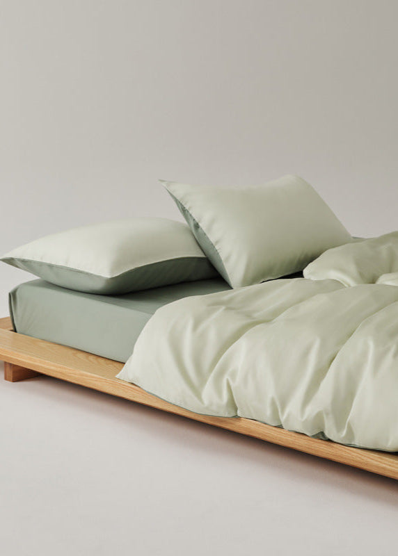 Adeline Pastel Silky TENCEL™ Bedding Set / Yellow