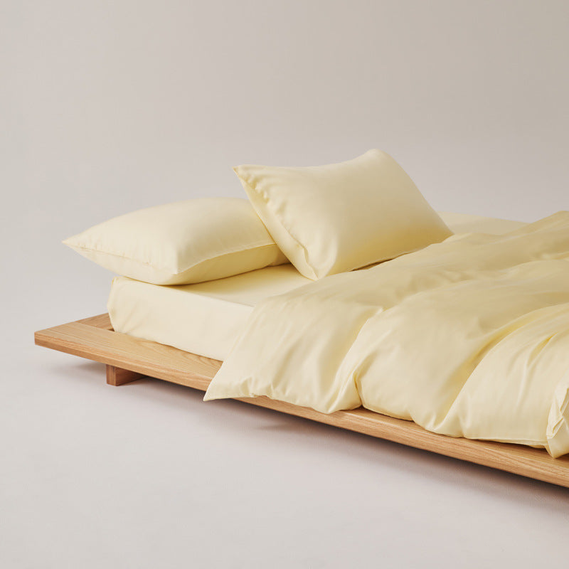 Adeline Pastel Silky TENCEL™ Bedding Set / Yellow