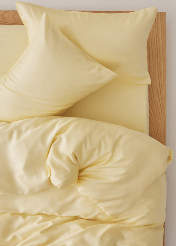 Adeline Pastel Silky TENCEL™ Bedding Set / Yellow