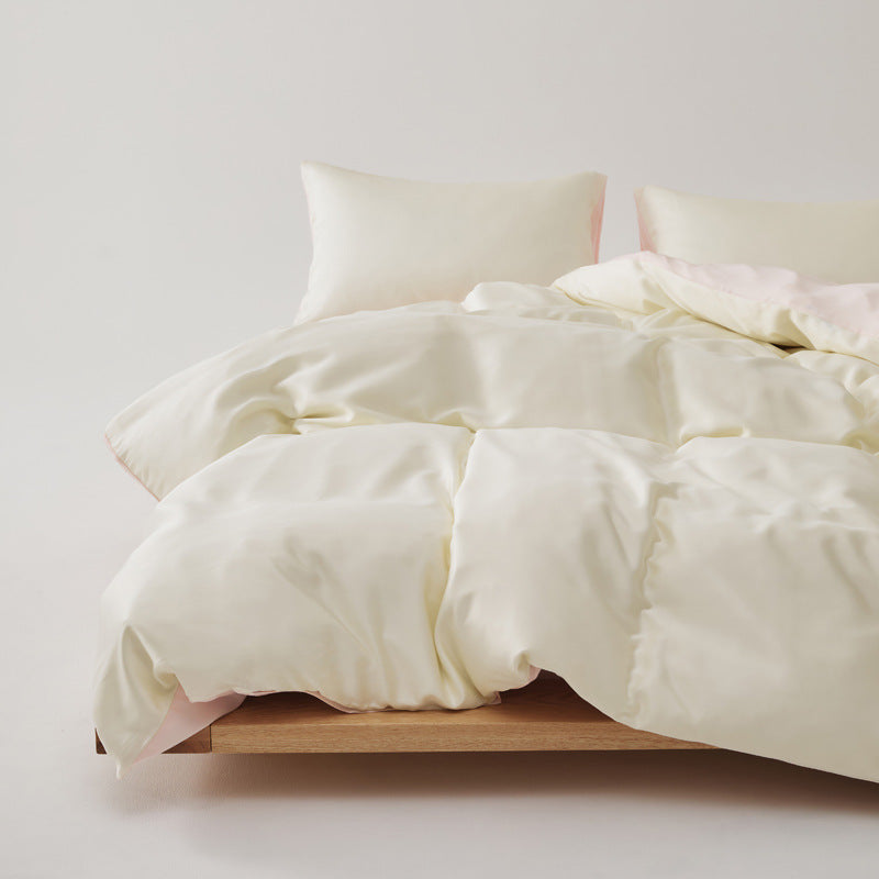 Adeline Pastel Silky TENCEL™ Bedding Set / Yellow