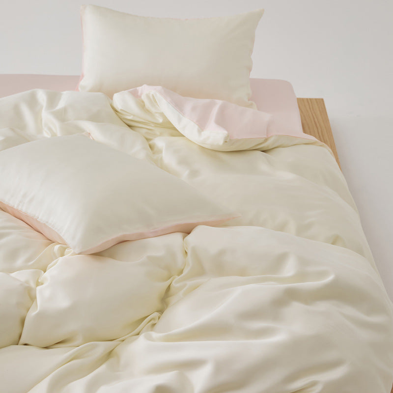 Adeline Pastel Silky TENCEL™ Bedding Set / Yellow