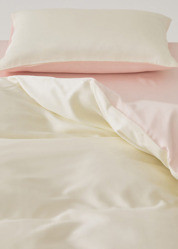 Adeline Pastel Silky TENCEL™ Bedding Set / Yellow