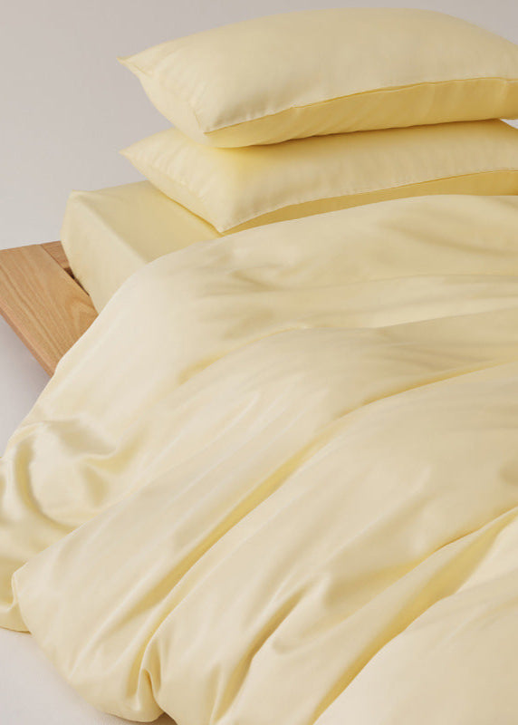 Adeline Pastel Silky TENCEL™ Bedding Set / Yellow