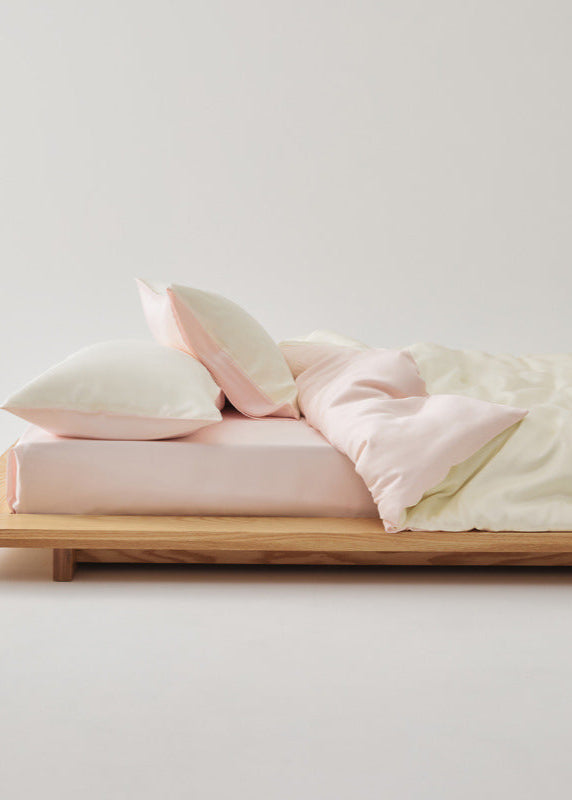 Adeline Pastel Silky TENCEL™ Bedding Set / Yellow