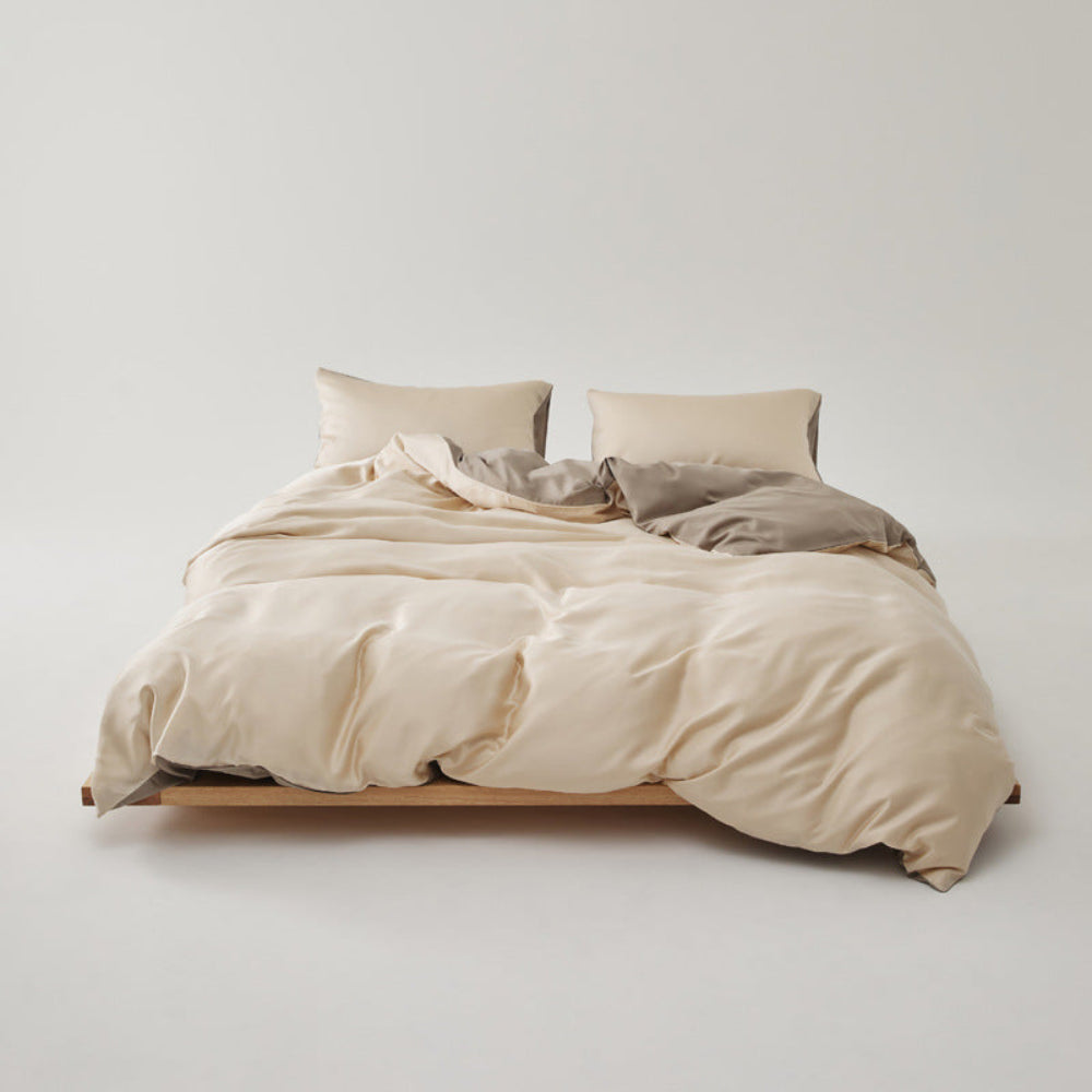 Adeline Pastel Silky TENCEL™ Bedding Set / Yellow